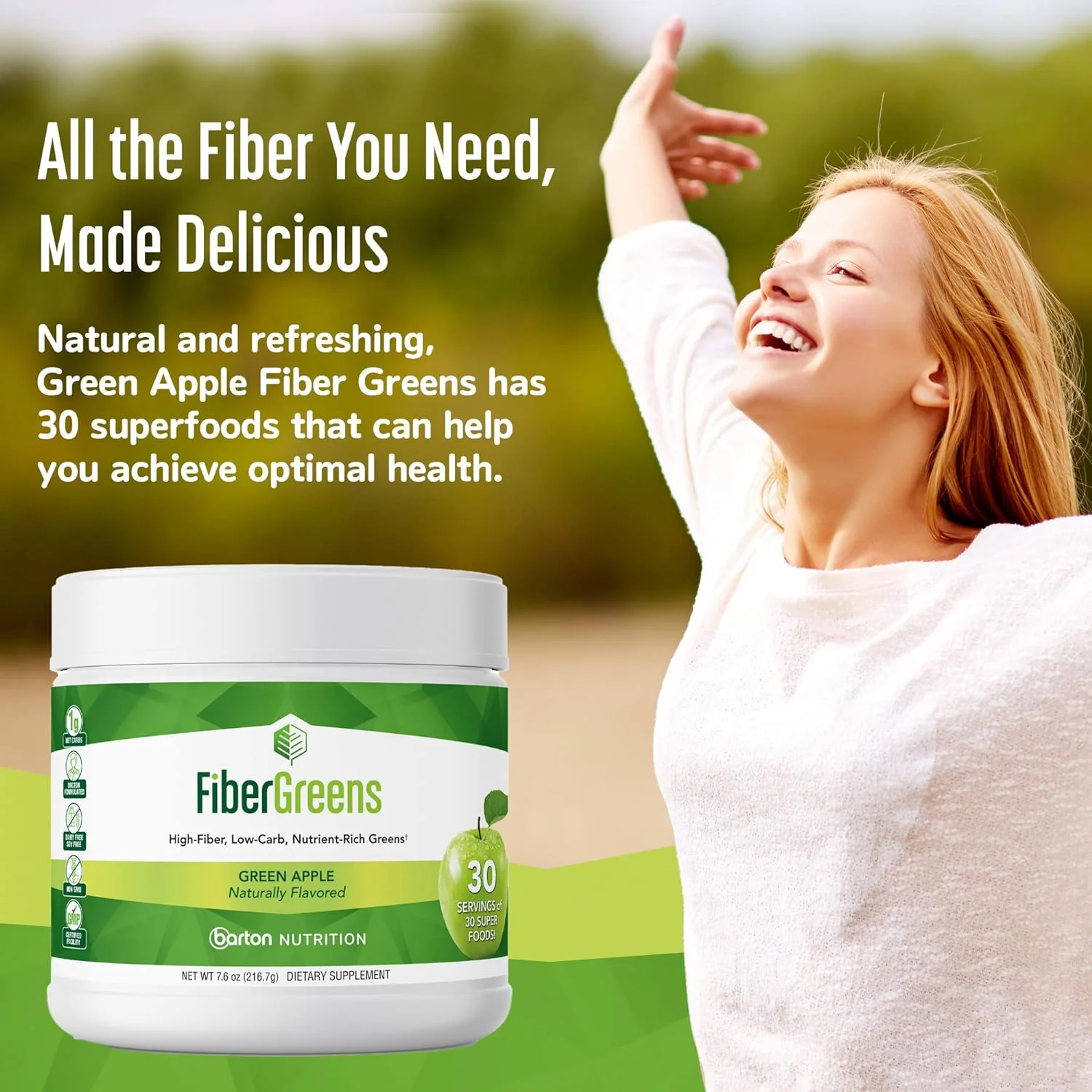 Fiber Greens Banner